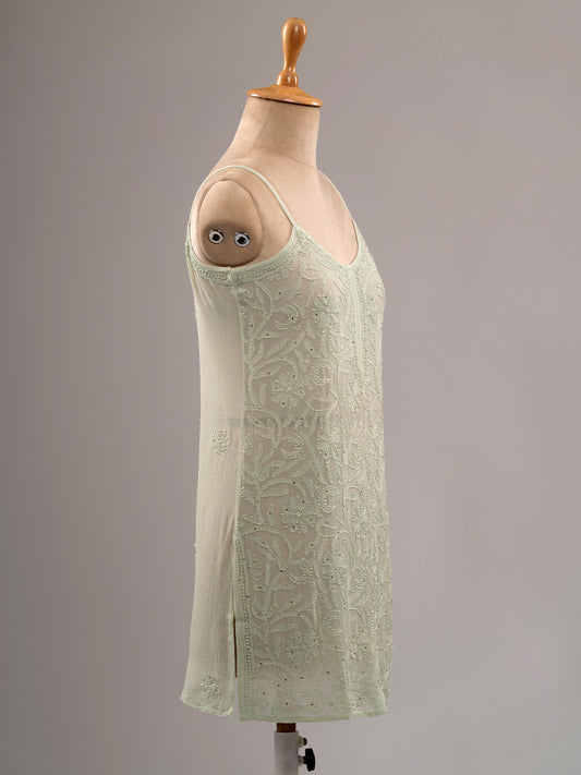 Iktara Chikankari Spaghetti Top