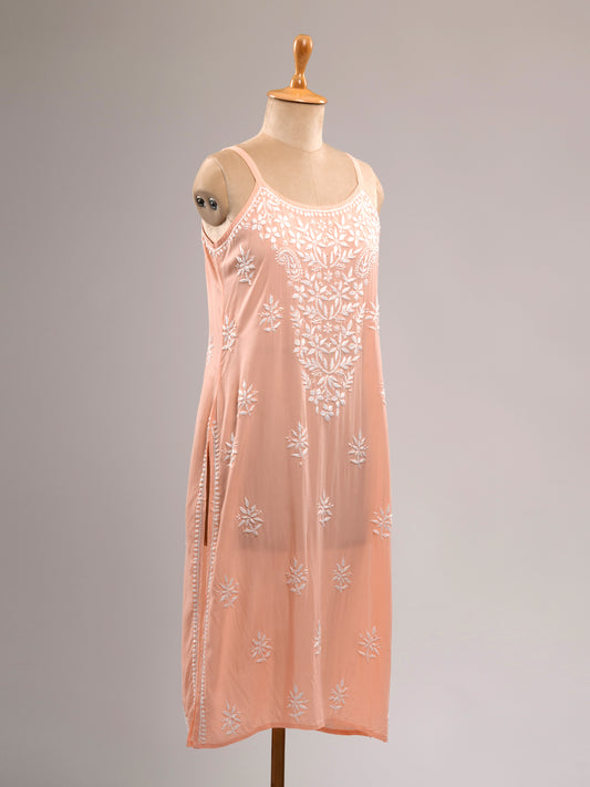 Chikankari Spaghetti Kurti
