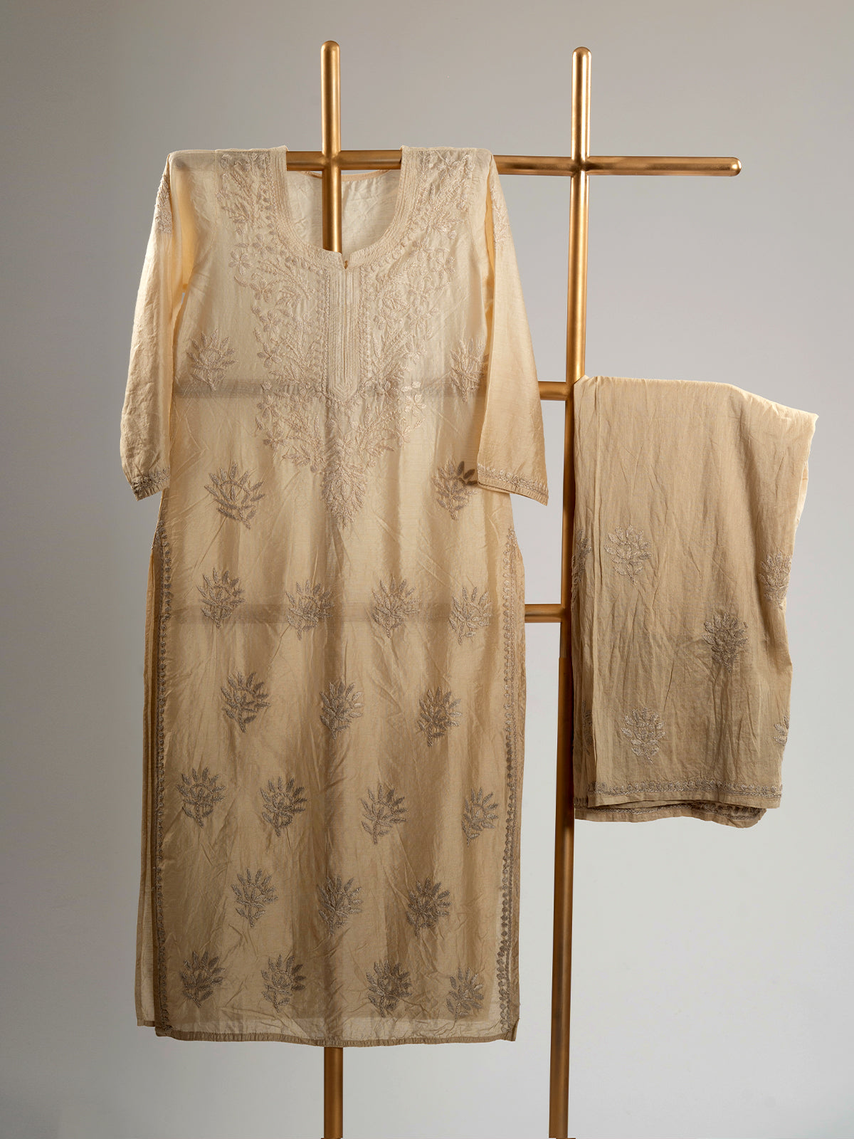 Classic Chanderi Chikankari Sets