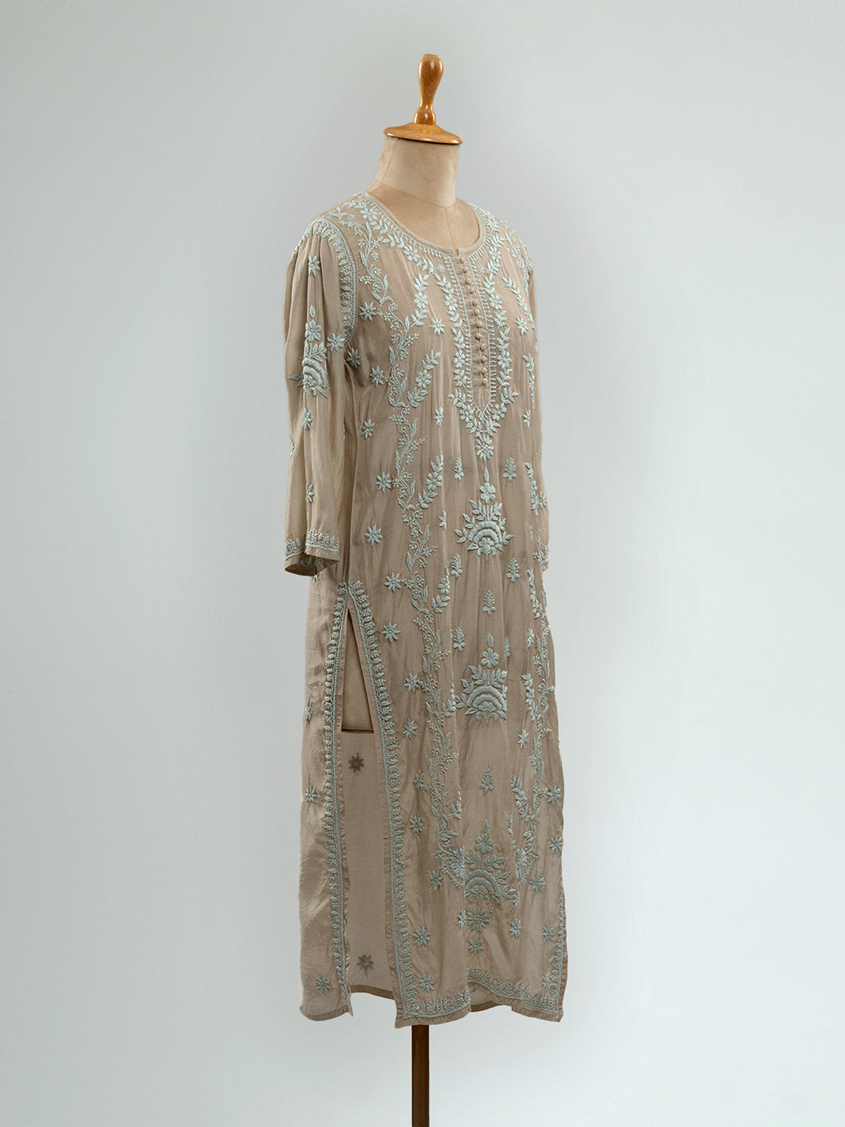 Muslin Chikankari Kurti