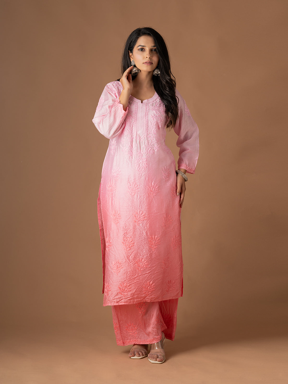 Classic Chanderi Chikankari Sets