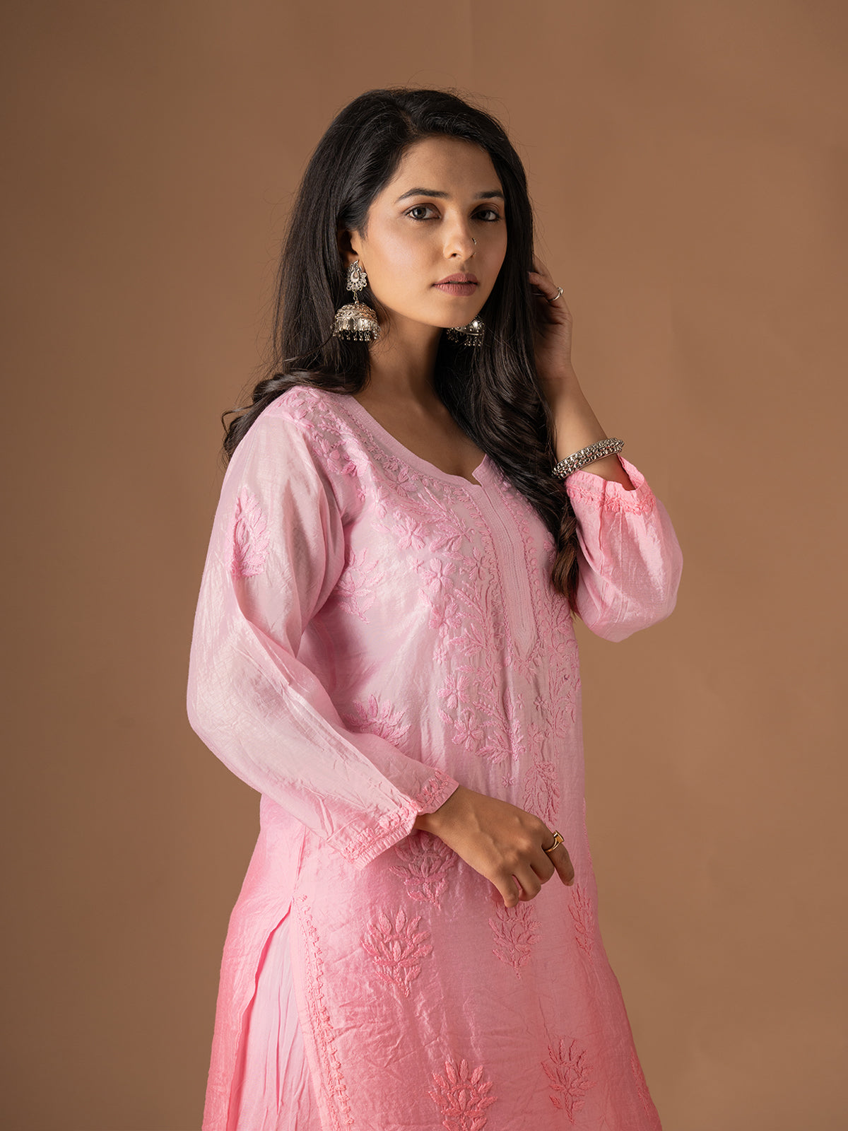 Classic Chanderi Chikankari Sets