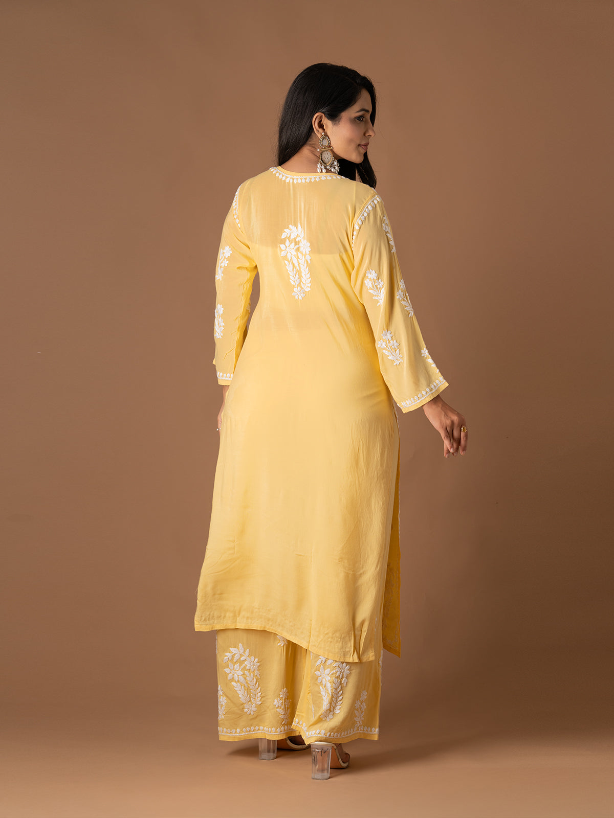 Modal Chikankari Set