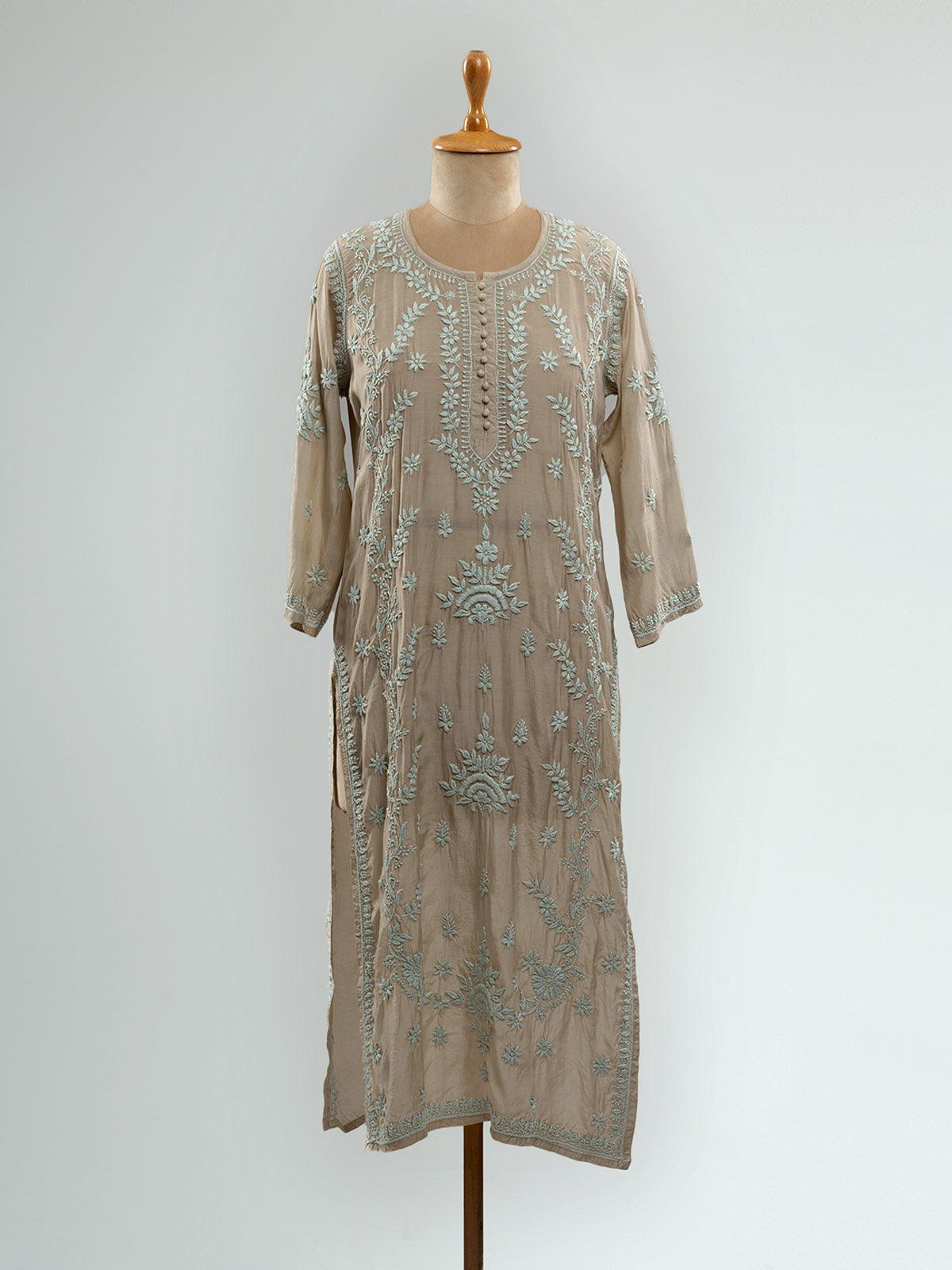 Muslin Chikankari Kurti