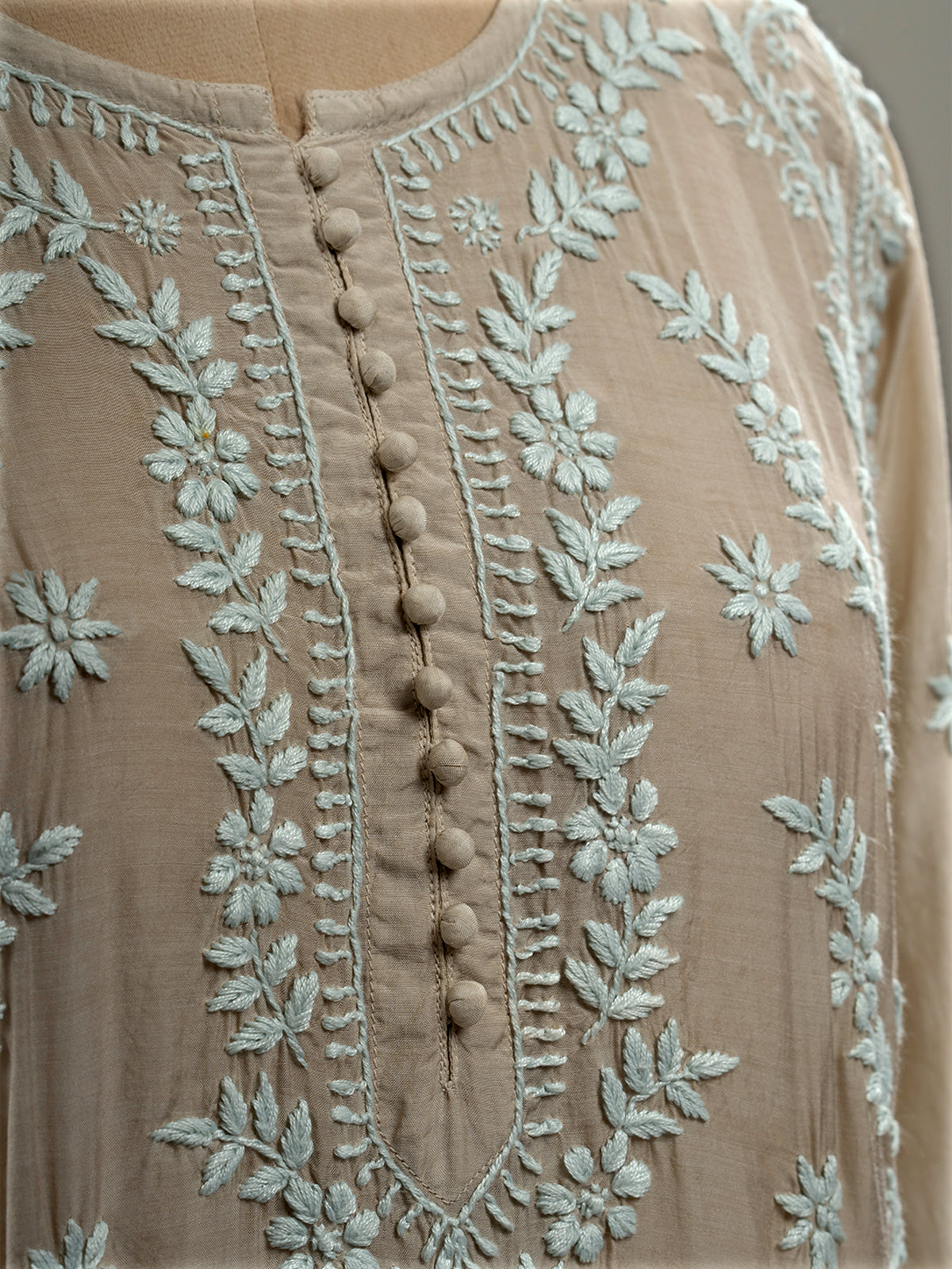 Muslin Chikankari Kurti