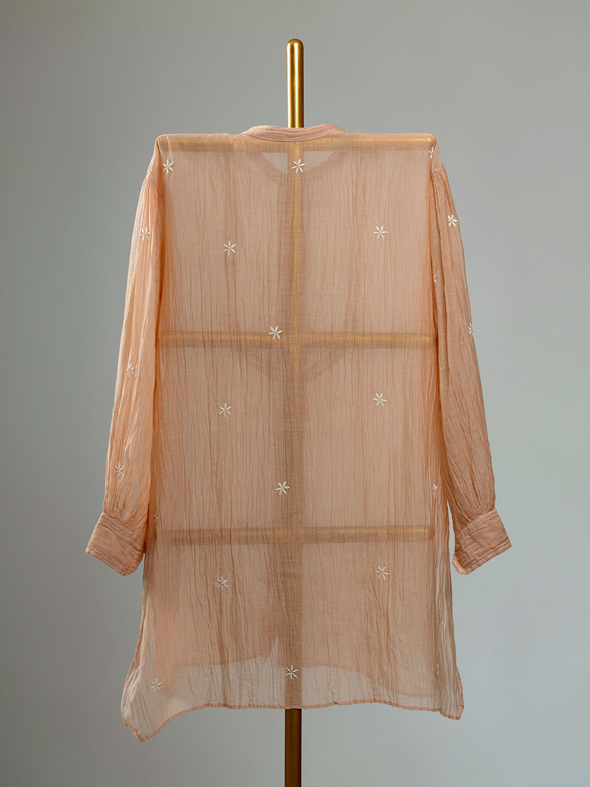 Mul Chanderi Chikankari Shirts