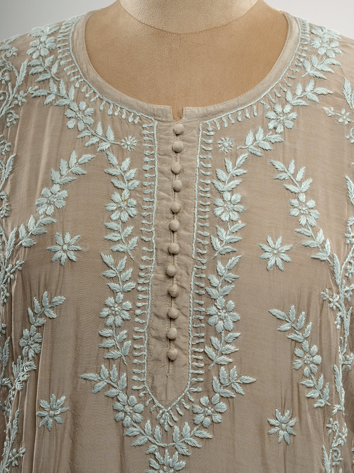 Muslin Chikankari Kurti