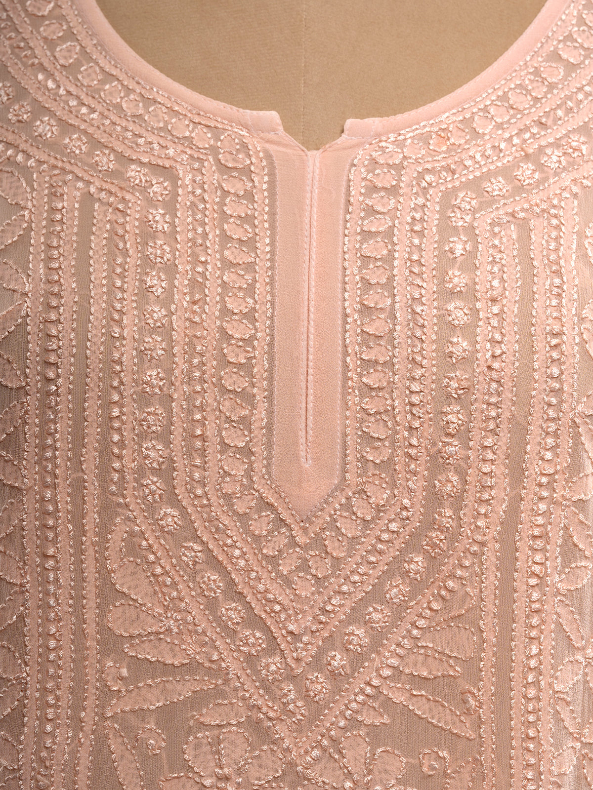 Chikankari Short Kurti
