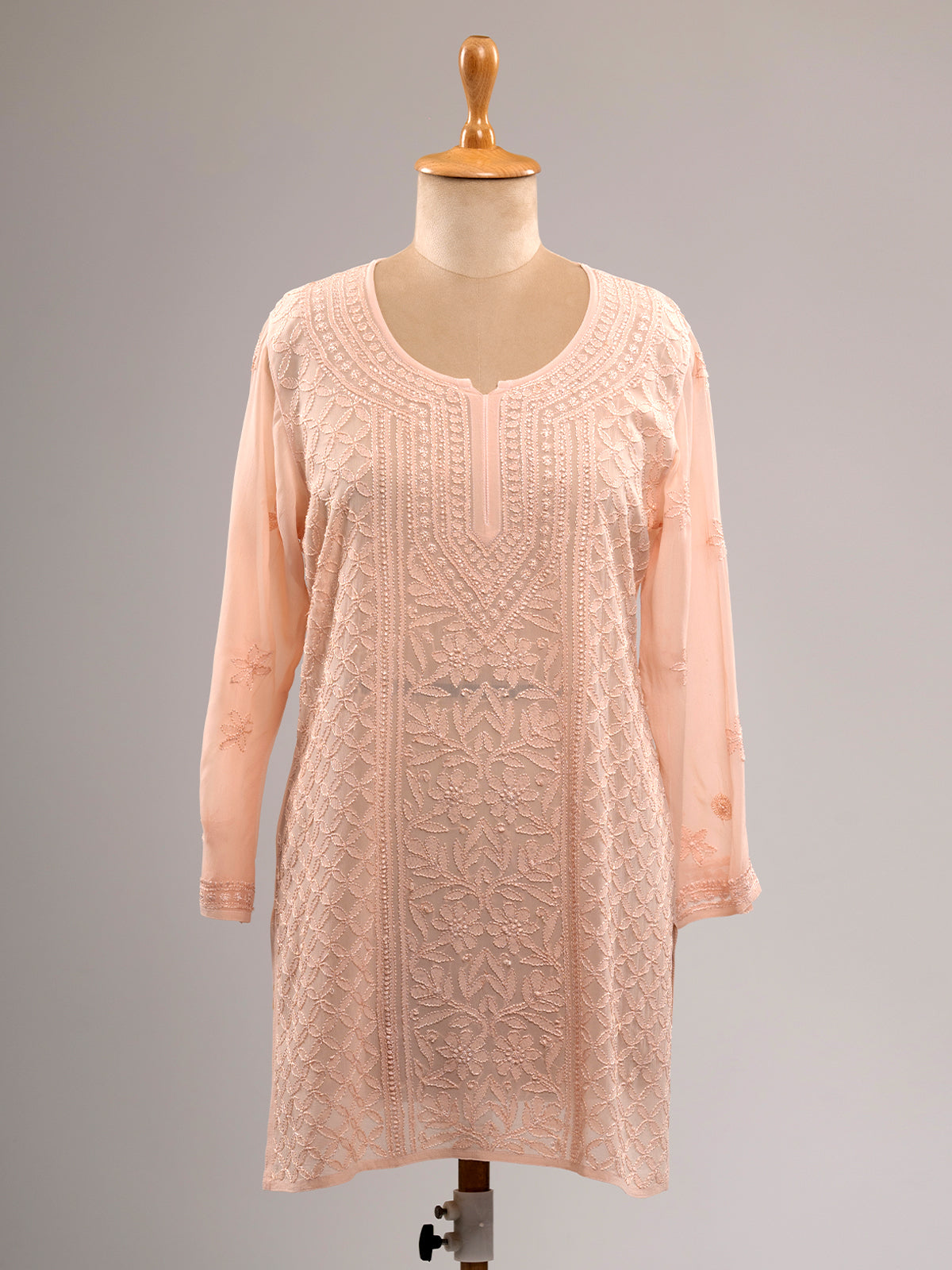 Chikankari Short Kurti