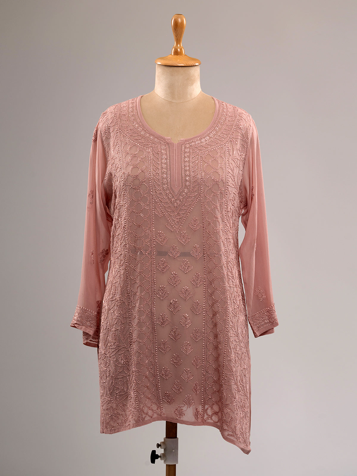 Chikankari Short Kurti