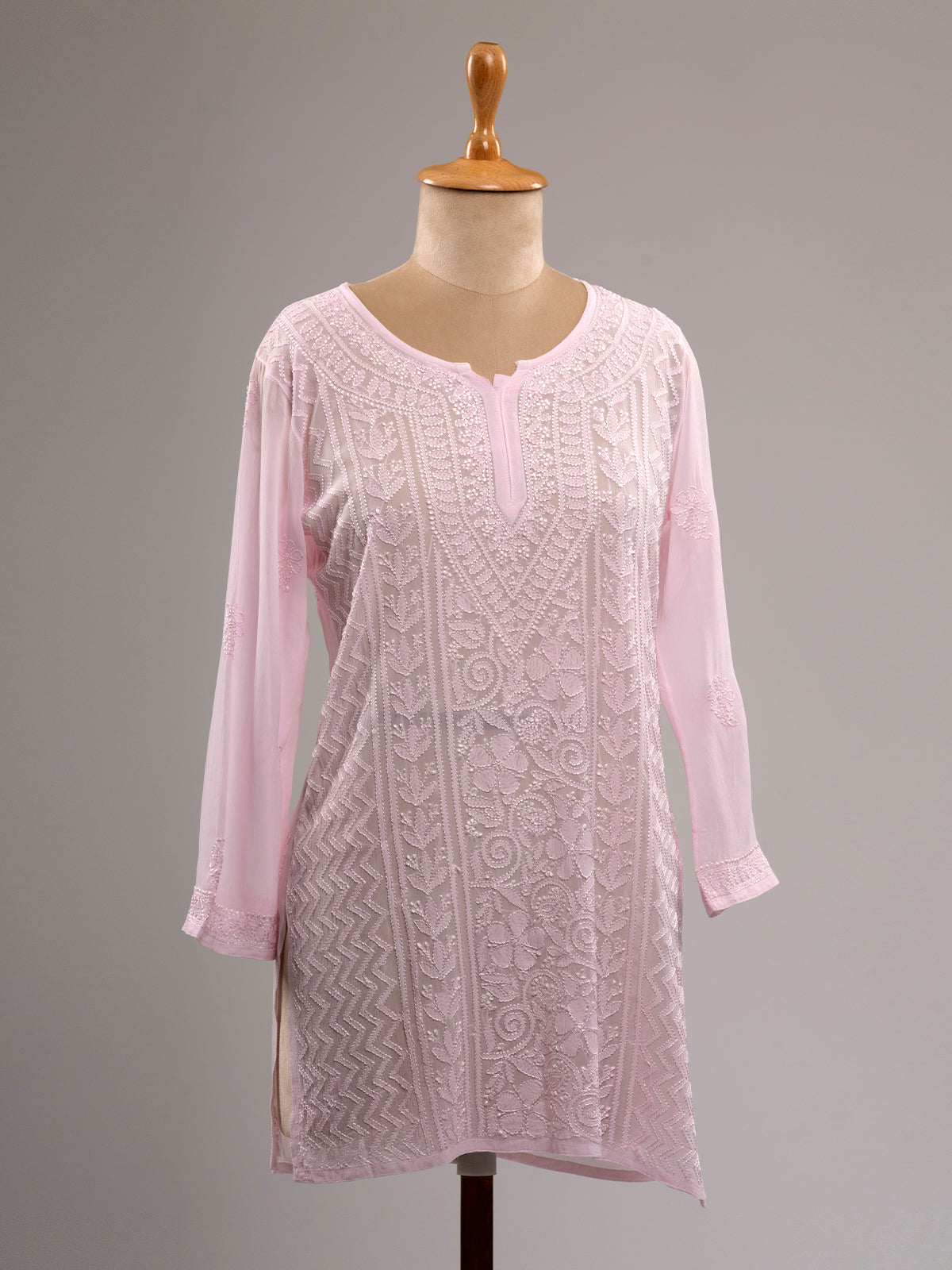 Chikankari Short Kurti
