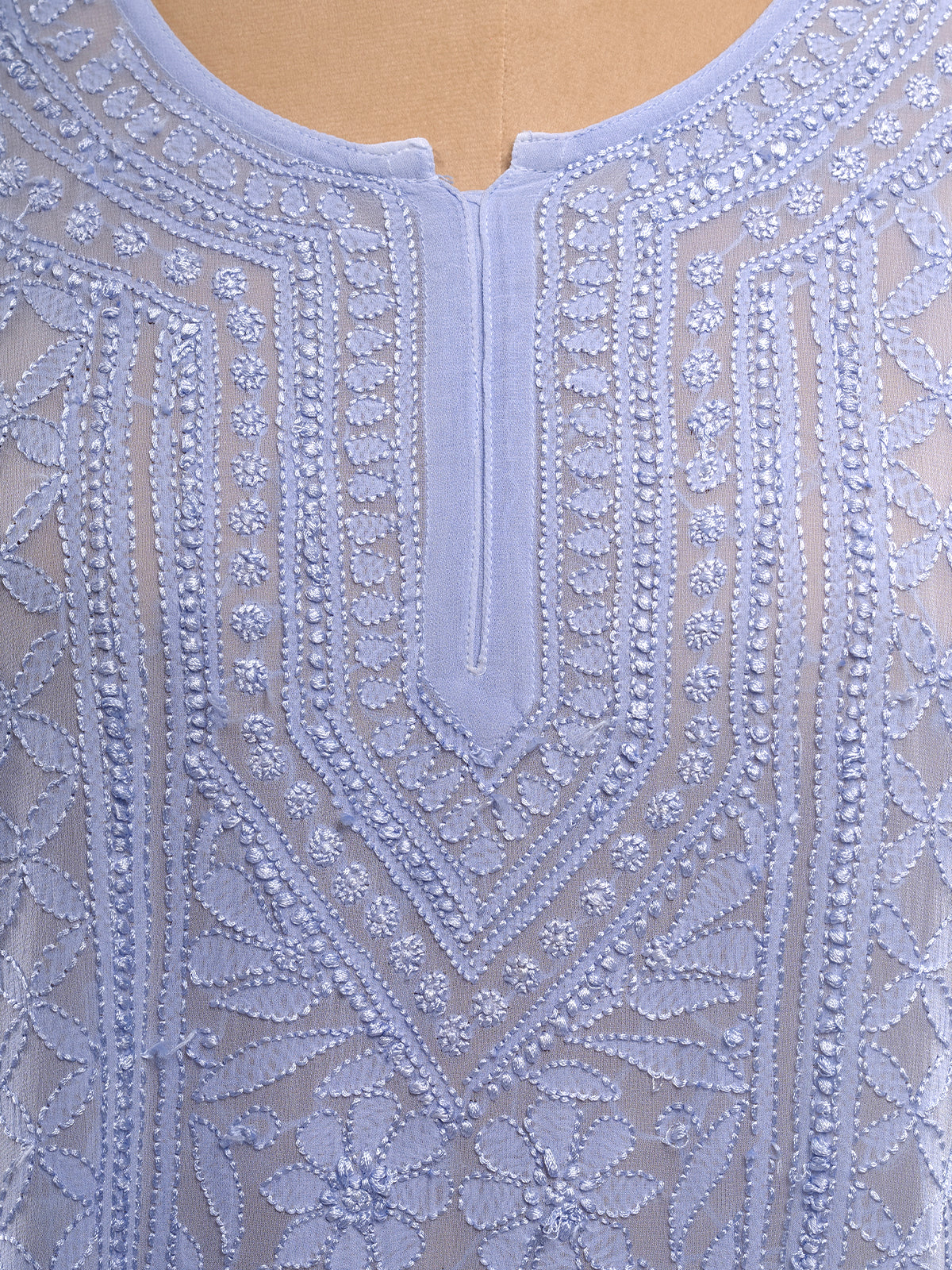 Chikankari Short Kurti