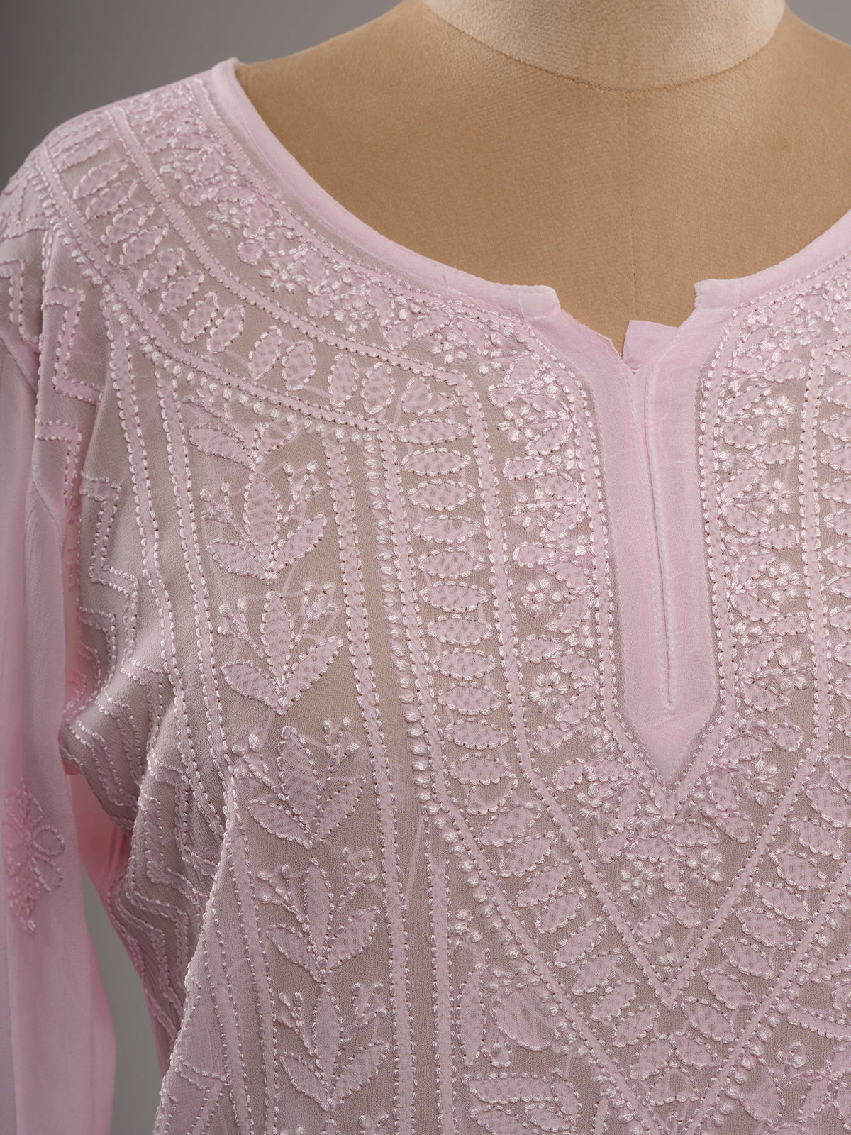 Chikankari Short Kurti