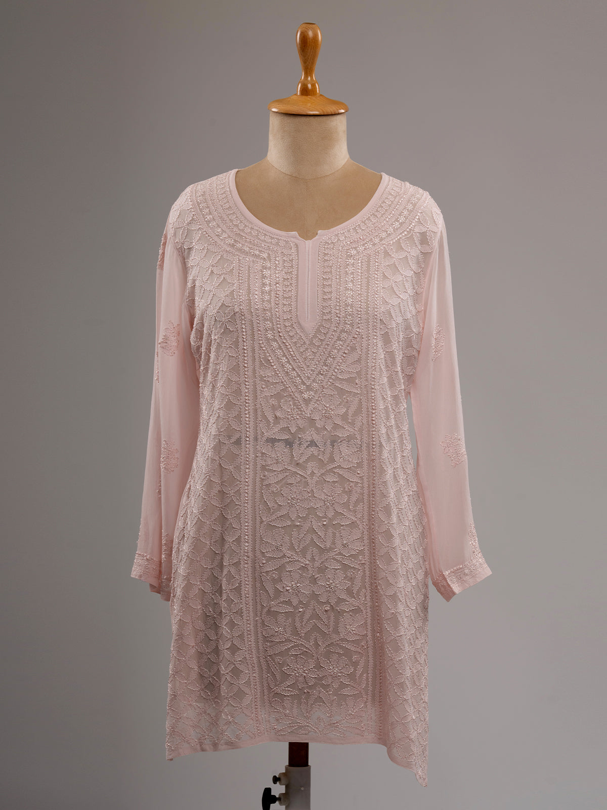 Chikankari Short Kurti
