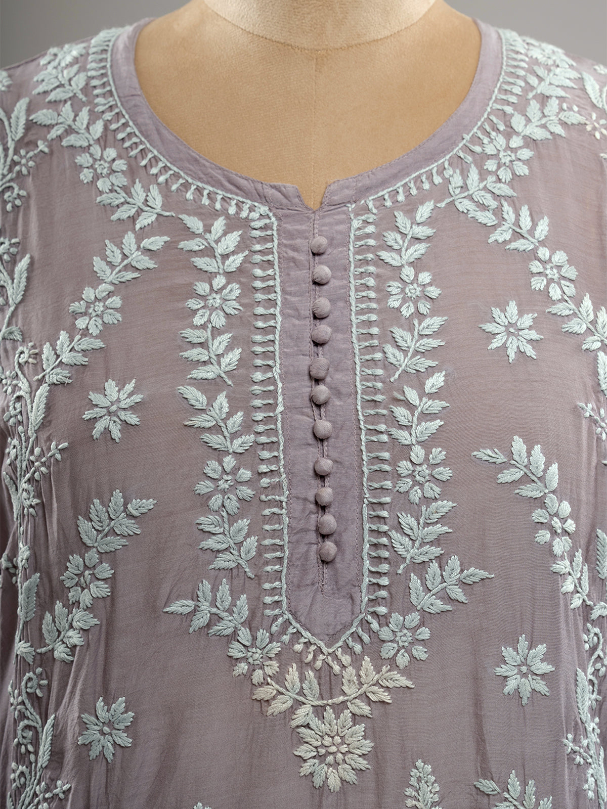 Muslin Chikankari Kurti