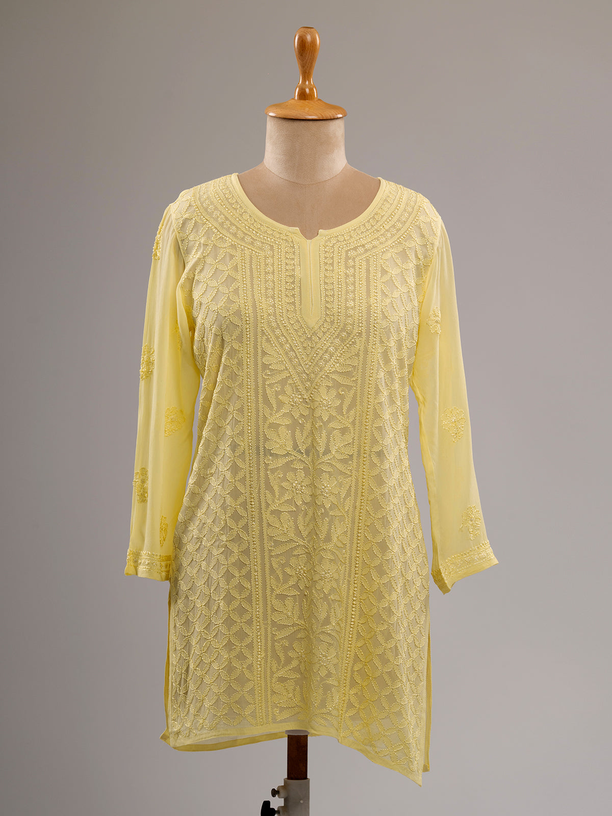 Chikankari Short Kurti