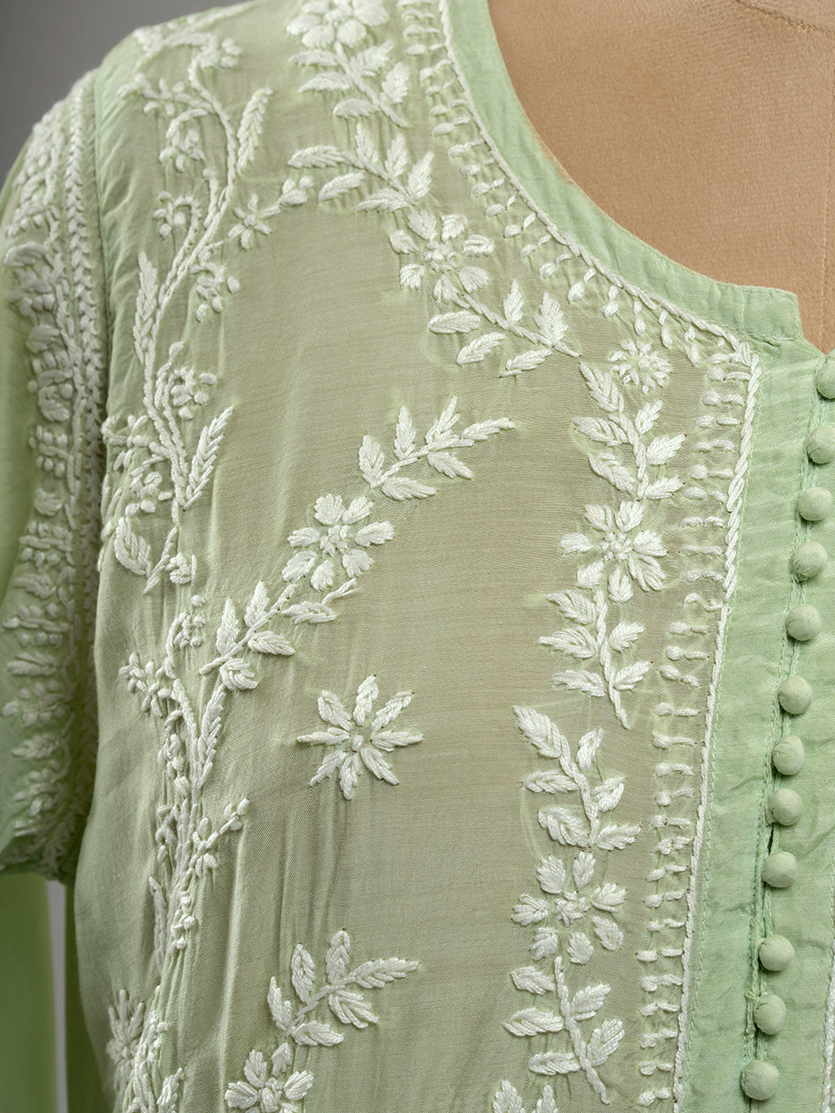 Muslin Chikankari Kurti