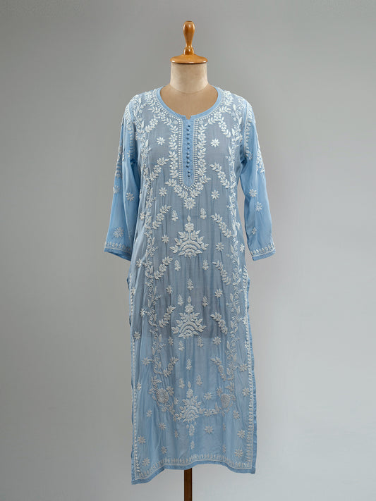 Muslin Chikankari Kurti