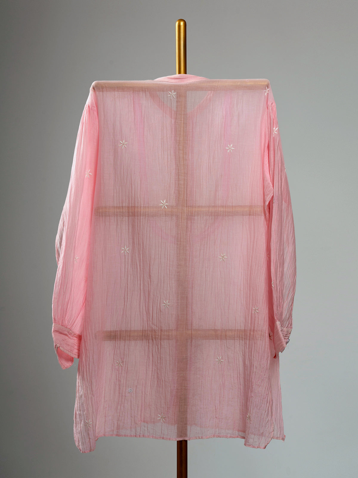 Mul Chanderi Chikankari Shirts