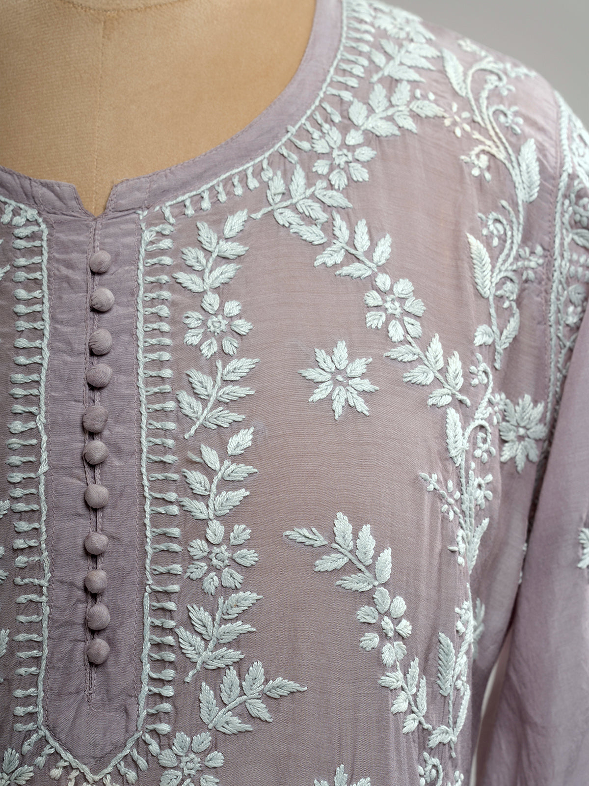 Muslin Chikankari Kurti