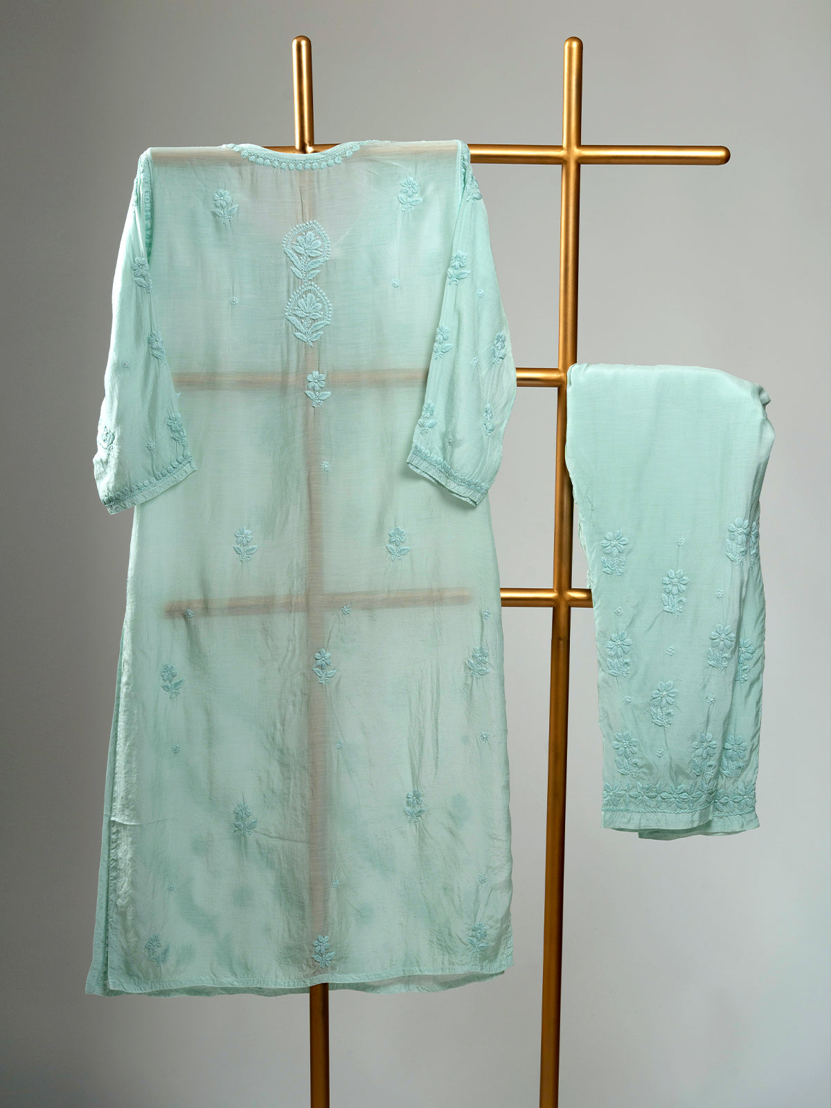 Muslin Chikankari Set