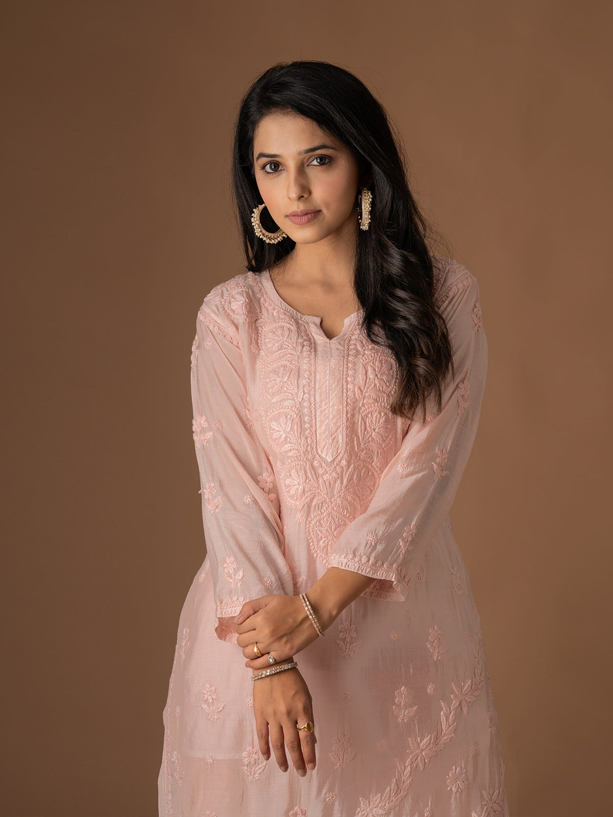 Muslin Chikankari Set