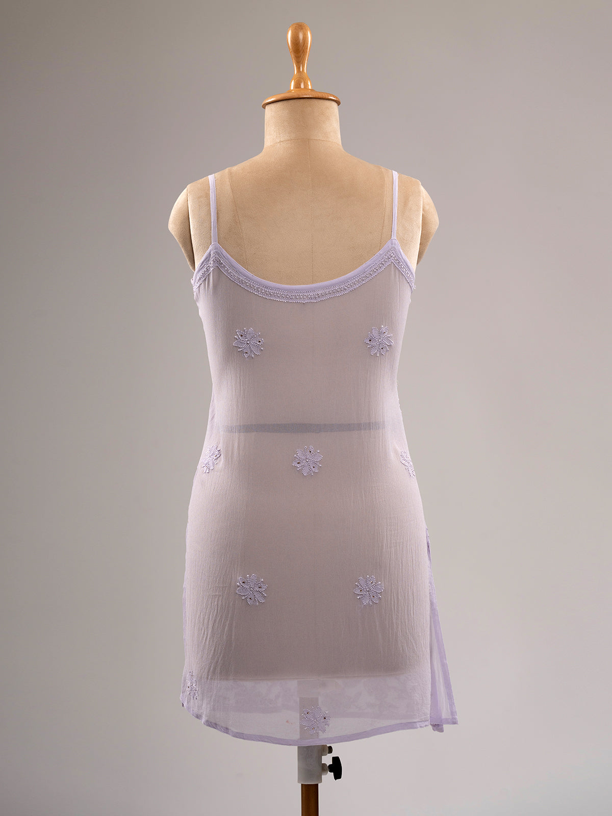 Iktara Chikankari Spaghetti Top