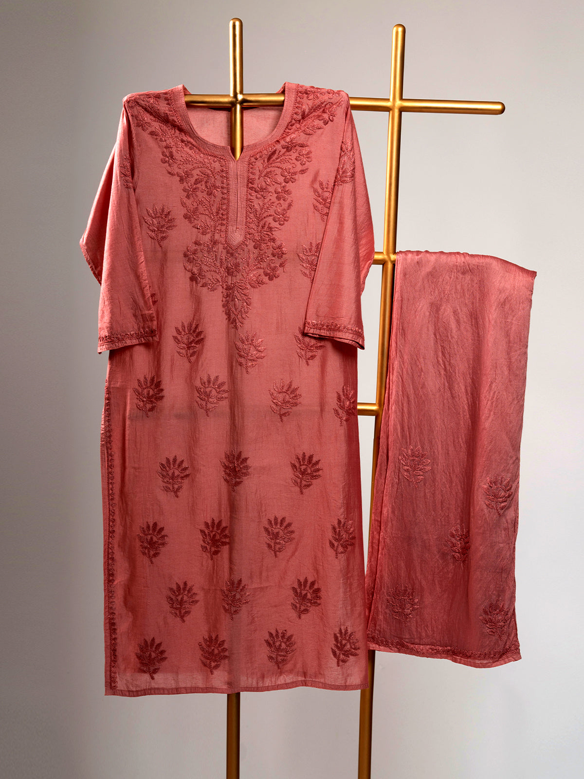 Classic Chanderi Chikankari Sets