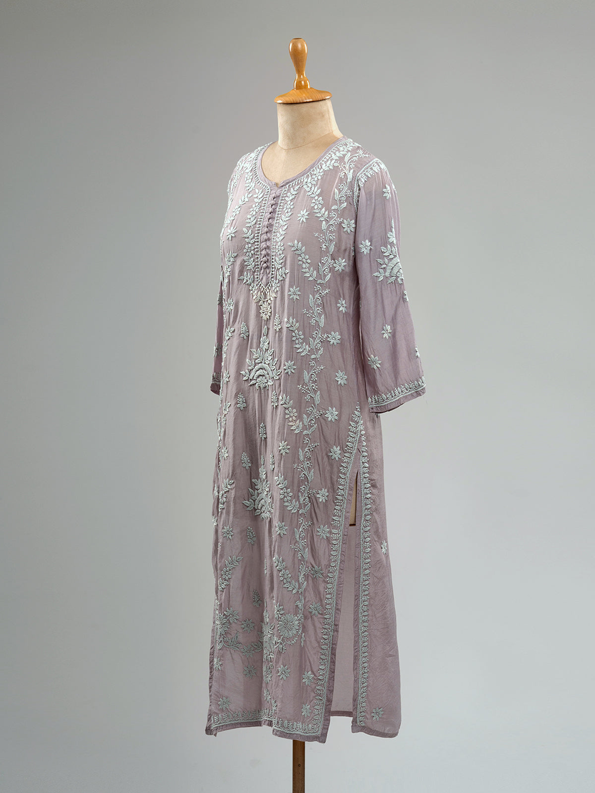 Muslin Chikankari Kurti