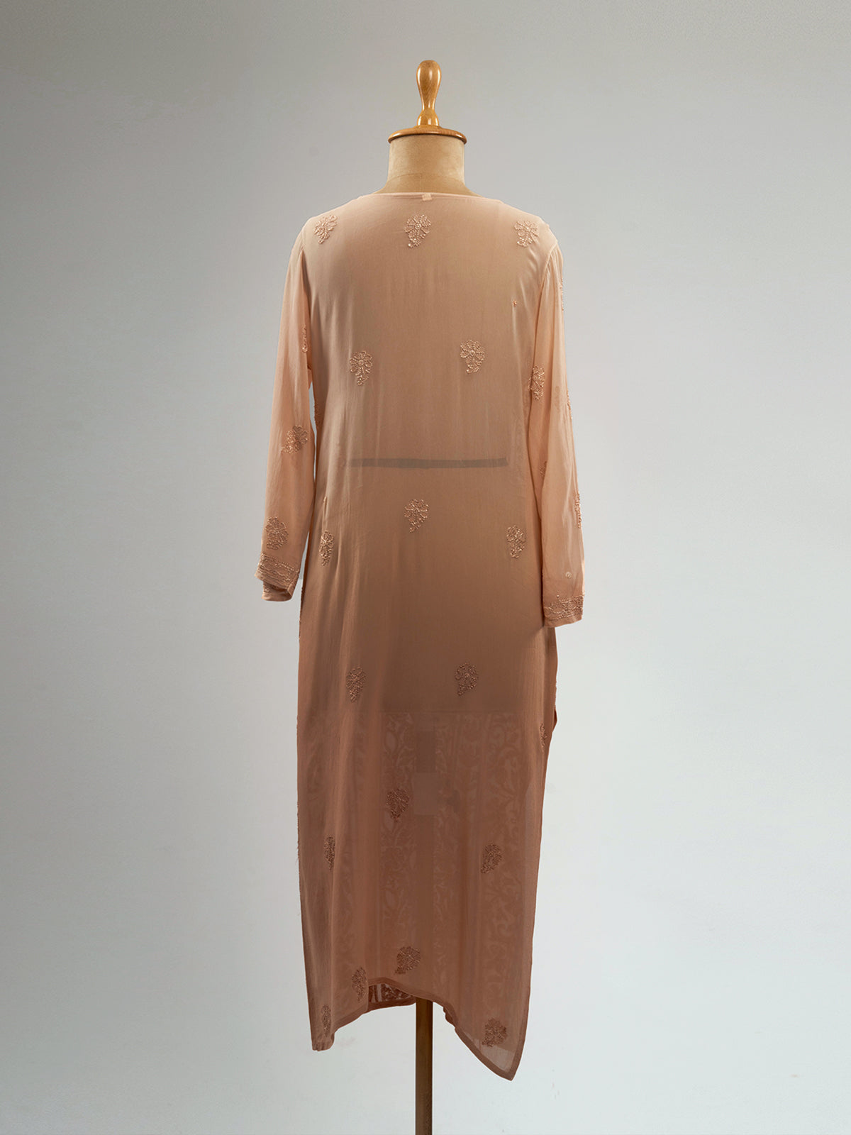 Ombre Chikankari Viscose Kurti