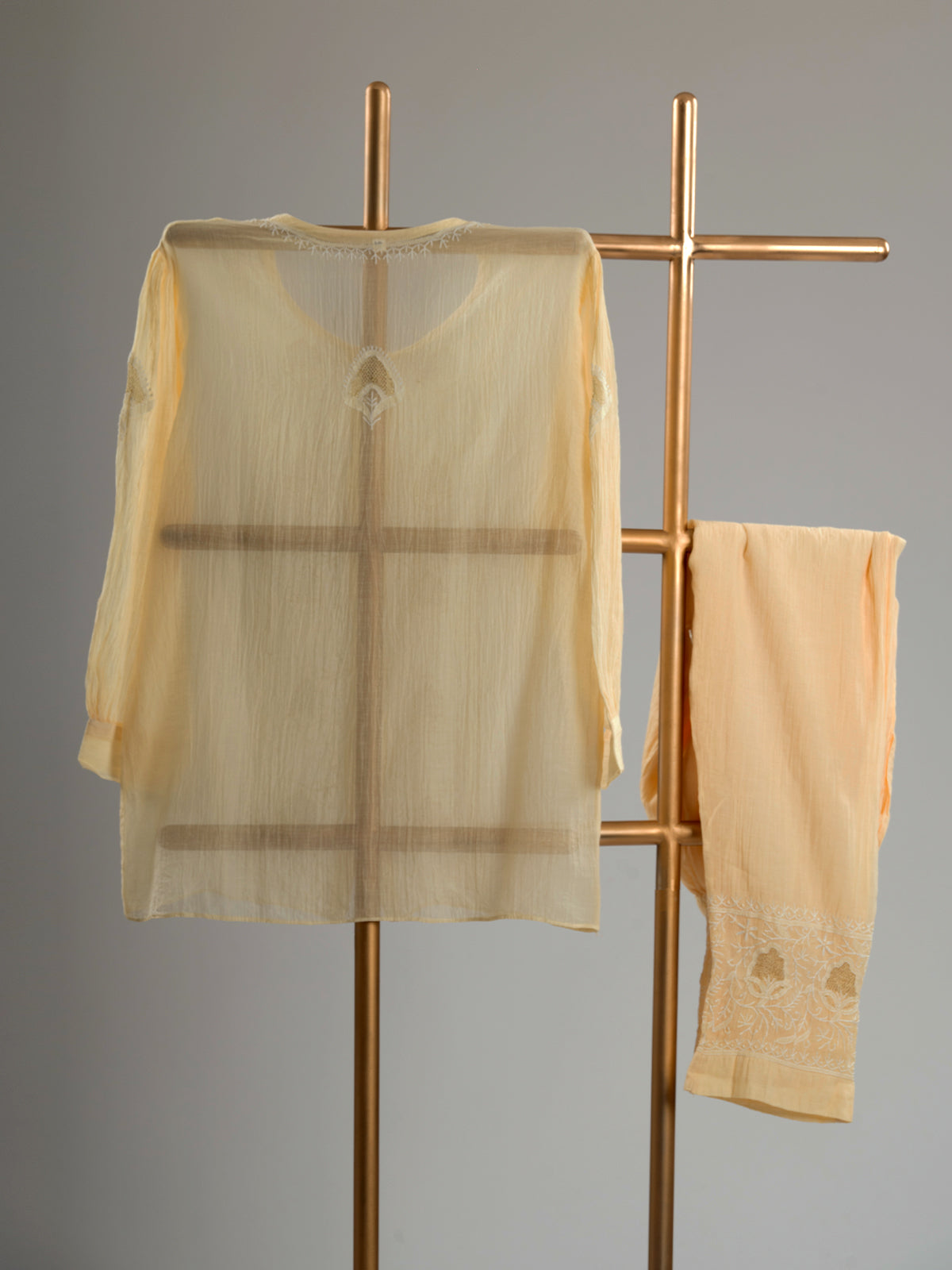 Intricate Chikankari Embroidered Coord Set