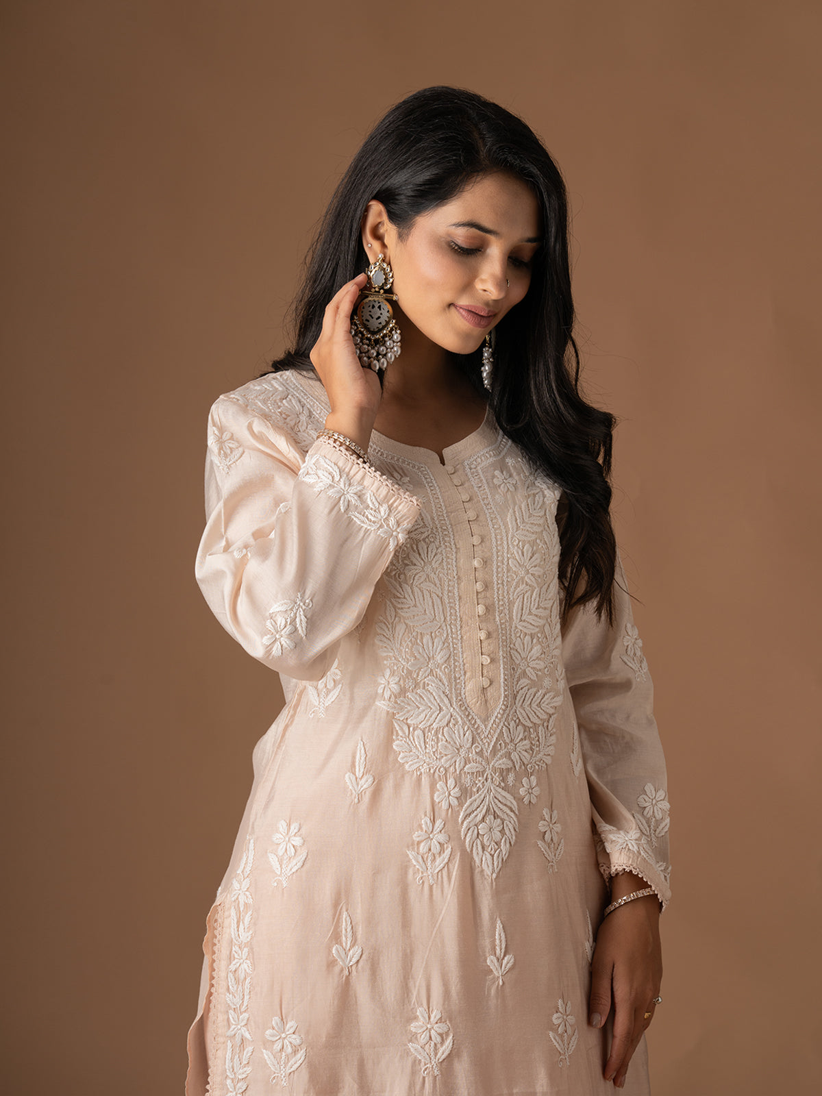 Heavy Motifs Chikankari 2-Piece Set