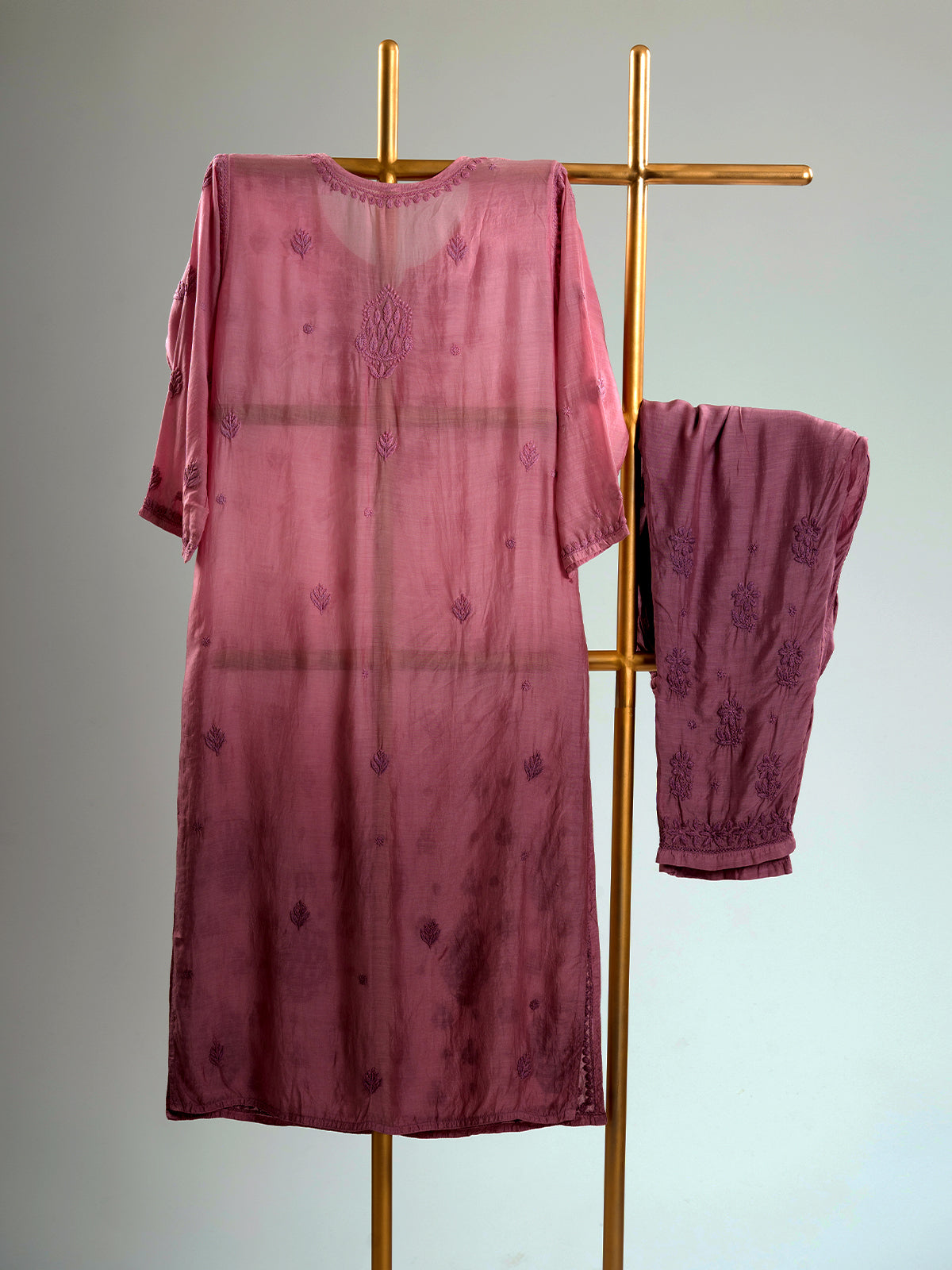 Muslin Chikankari Set