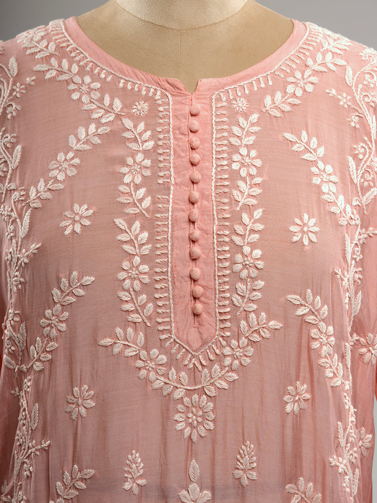 Muslin Chikankari Kurti