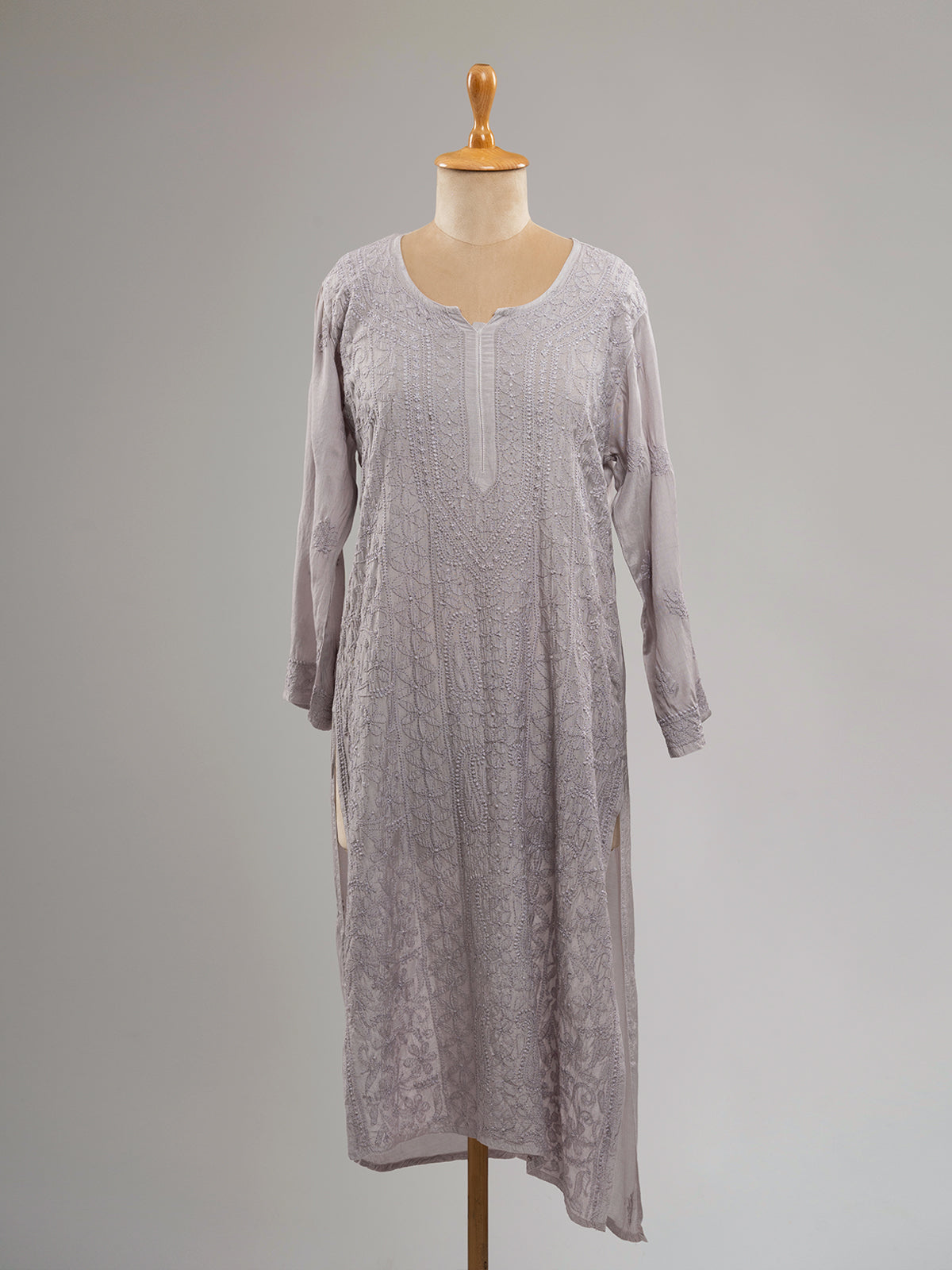 Muslin Intricate Chikankari Kurti