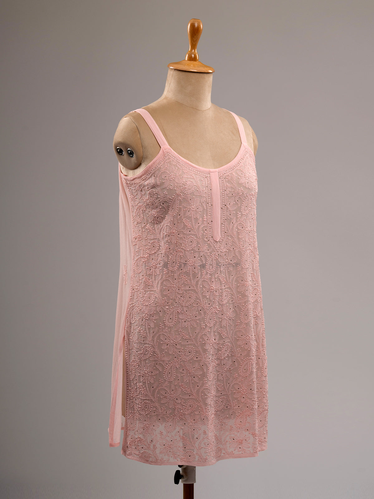 Iktara Chikankari Spaghetti Top