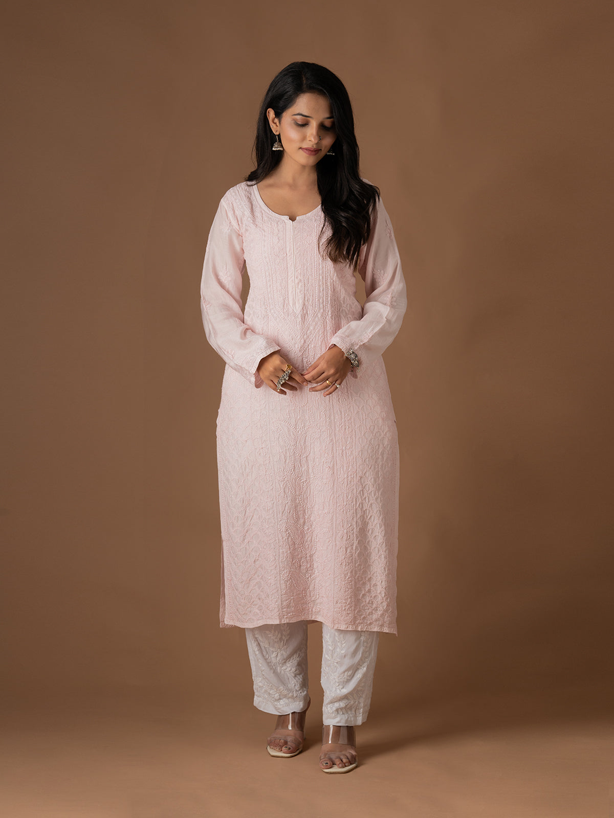 Muslin Intricate Chikankari Kurti