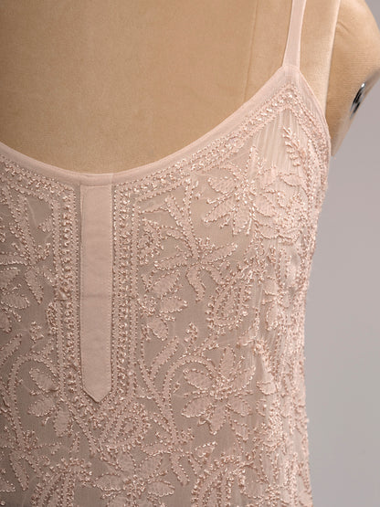 Iktara Chikankari Spaghetti Top