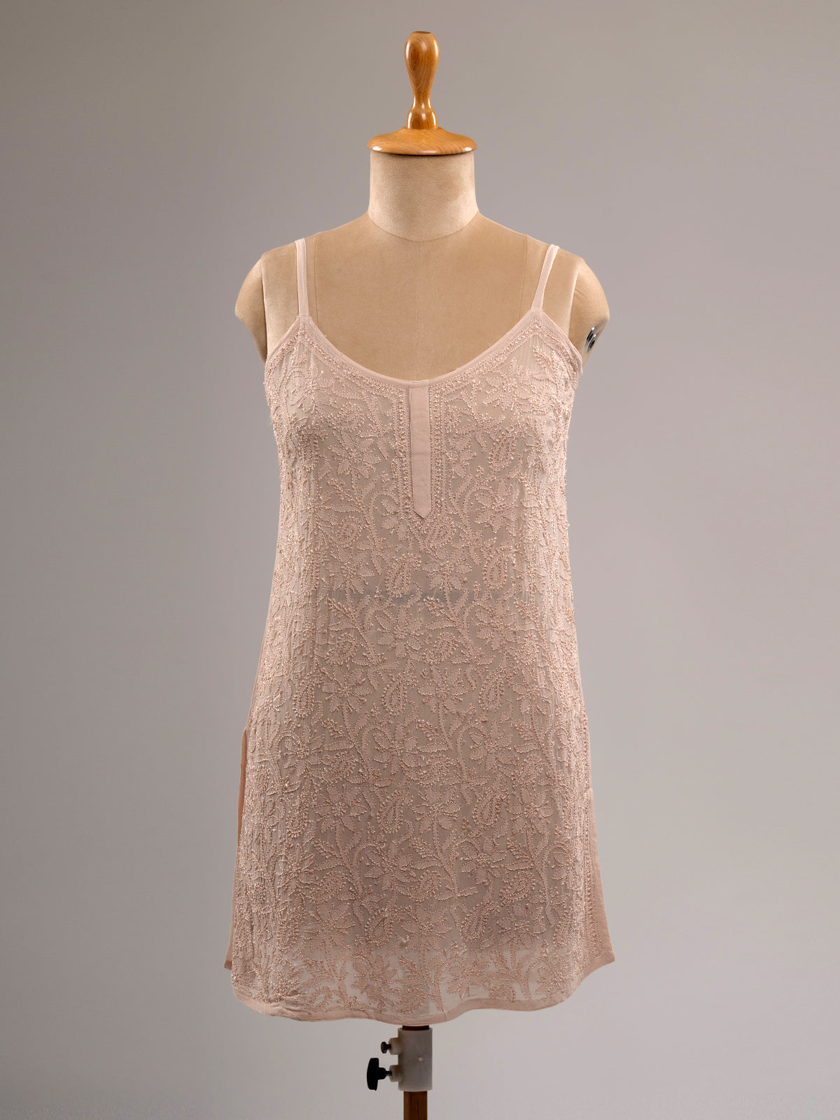 Iktara Chikankari Spaghetti Top