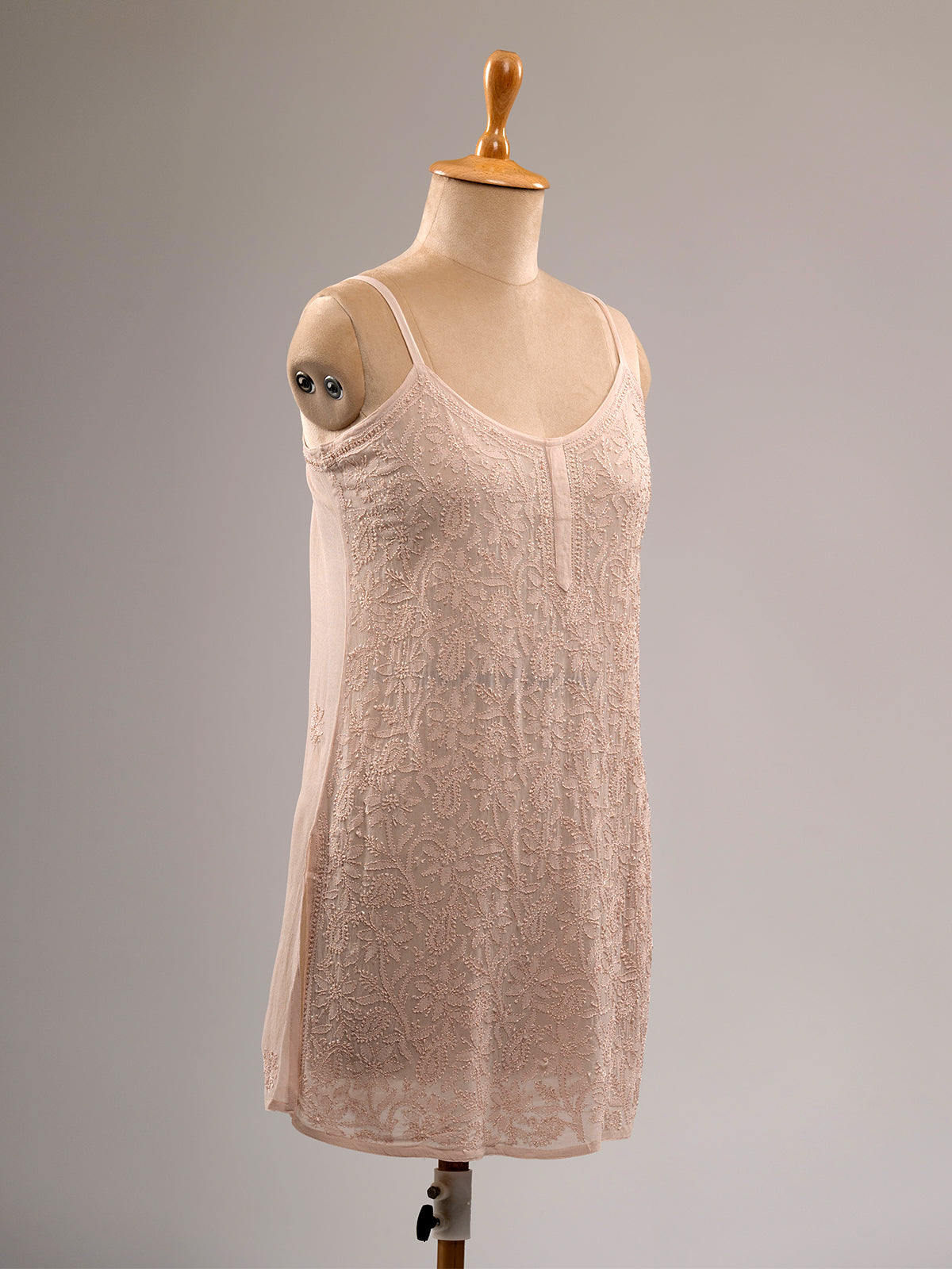 Iktara Chikankari Spaghetti Top