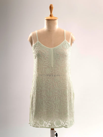 Iktara Chikankari Spaghetti Top