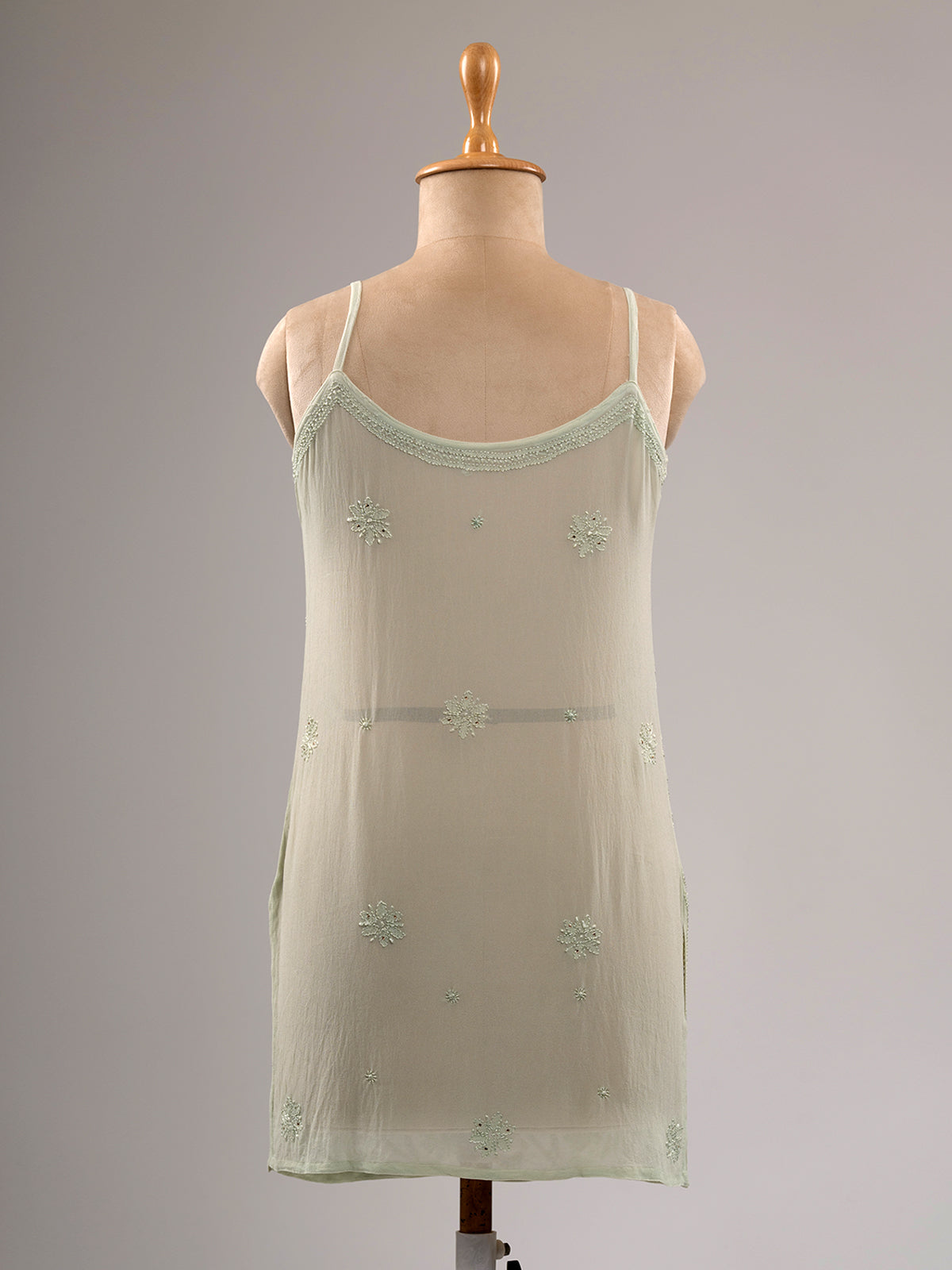 Iktara Chikankari Spaghetti Top