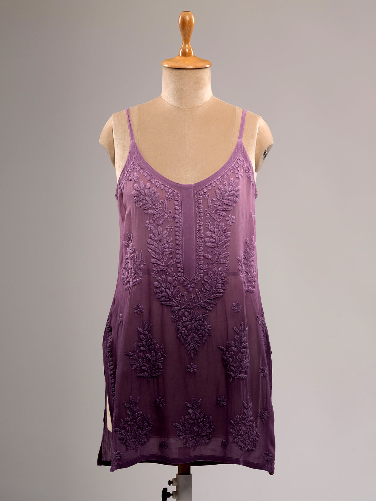 VISCOSE SPAGHETTI STRAP KURTI