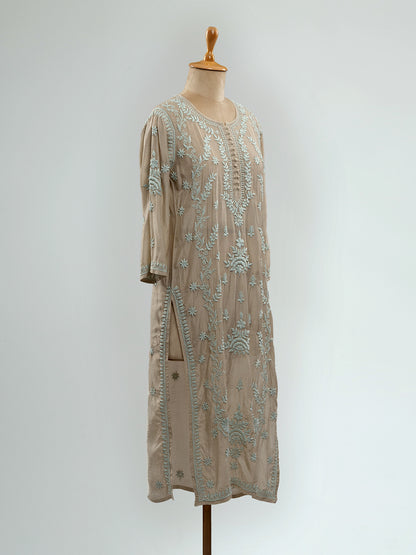 Muslin Chikankari Kurti