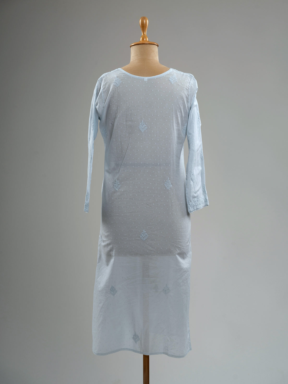 Dobby Cotton Chikankari Kurti