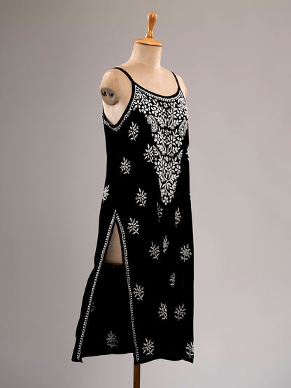 Chikankari Spaghetti Kurti