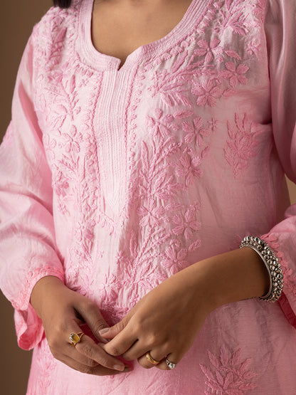 Classic Chanderi Chikankari Sets