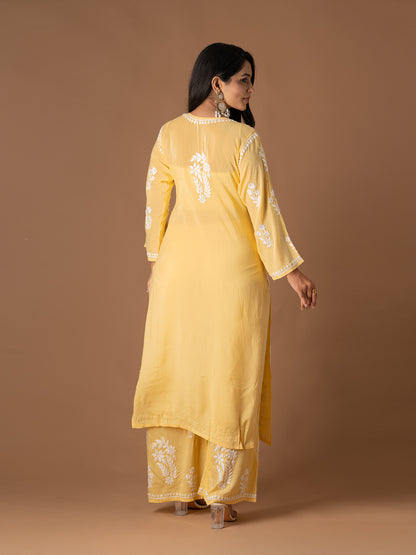 Modal Chikankari Set