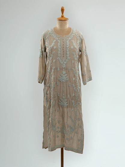 Muslin Chikankari Kurti