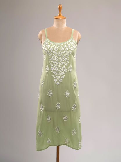 Chikankari Spaghetti Kurti